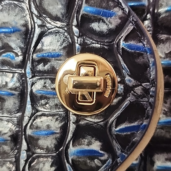 🌟💙 BRAHMIN DAYAN Kyanite Satchel, VERONICA Wallet, & CROCODILE Charm 💙🌟 - Picture 14 of 17